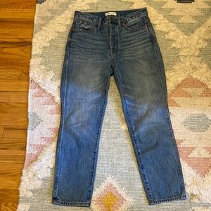 Madewell cropped stovepipe jeans